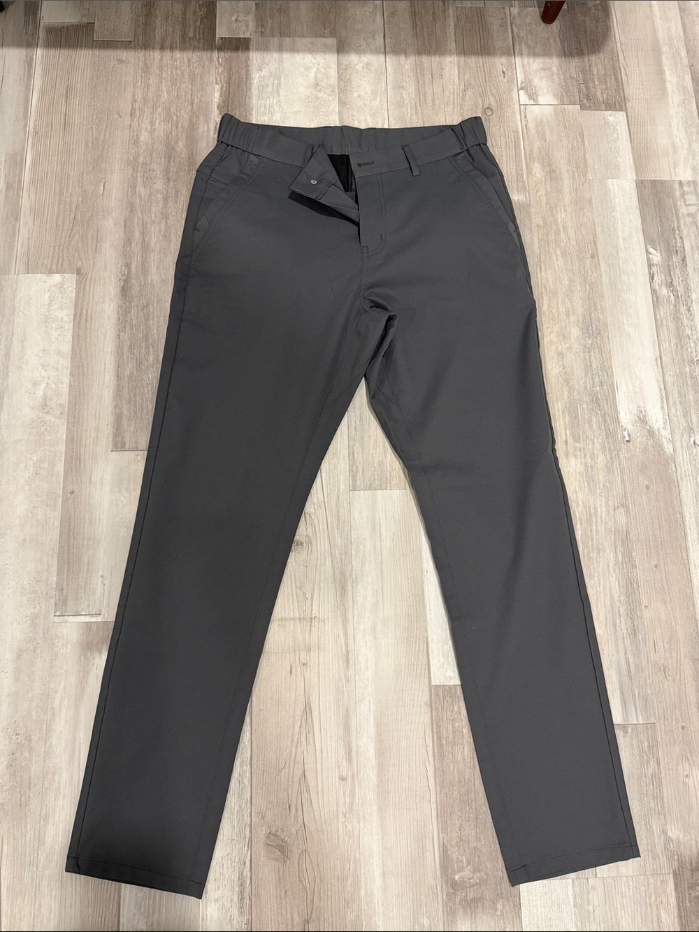 Men's Charcoal Slim Fit Chinos - Versatile Everyday Pant